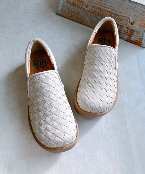 Noubel Voug Relax（ヌーベルヴォーグリラックス）の「厚底 編み込み スリッポンシューズ【2026新作】（スリッポン・レディース・ブラック/アイボリー/キャメル・M/S/LL/L）」の14枚目の写真