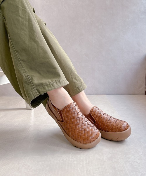 Noubel Voug Relax（ヌーベルヴォーグリラックス）の「厚底 編み込み スリッポンシューズ【2026新作】（スリッポン・レディース・ブラック/アイボリー/キャメル・M/S/LL/L）」の10枚目の写真