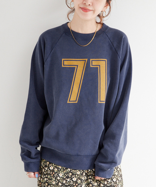 B.C STOCK(ベーセーストック)の「《追加》【WEB限定】athletic wear MASON / 別注 ロゴスウェット(スウェット・レディース・ブルー/ネイビー/グリーン/レッド・FREE)」の2枚目の写真