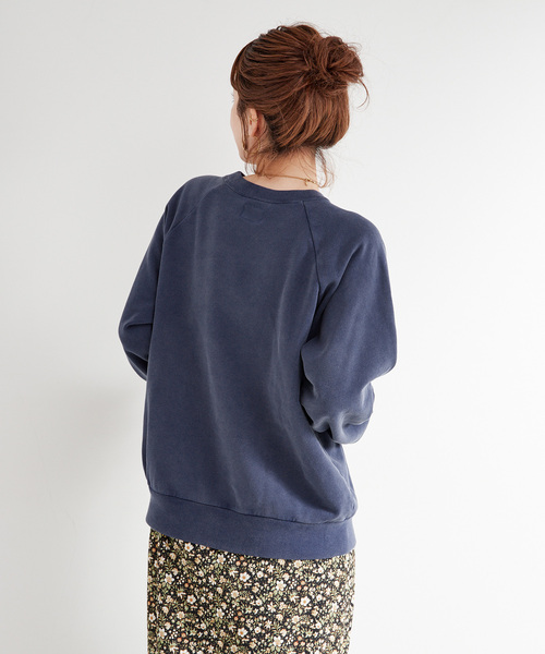 B.C STOCK(ベーセーストック)の「《追加》【WEB限定】athletic wear MASON / 別注 ロゴスウェット(スウェット・レディース・ブルー/ネイビー/グリーン/レッド・FREE)」の6枚目の写真