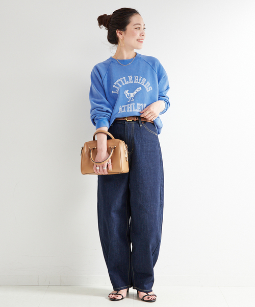 B.C STOCK(ベーセーストック)の「《追加》【WEB限定】athletic wear MASON / 別注 ロゴスウェット(スウェット・レディース・ブルー/ネイビー/グリーン/レッド・FREE)」の7枚目の写真