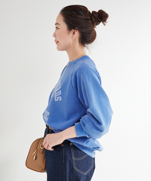 B.C STOCK(ベーセーストック)の「《追加》【WEB限定】athletic wear MASON / 別注 ロゴスウェット(スウェット・レディース・ブルー/ネイビー/グリーン/レッド・FREE)」の11枚目の写真
