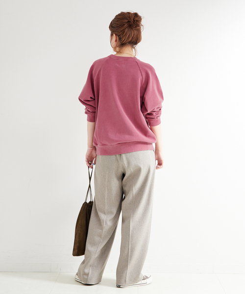 B.C STOCK(ベーセーストック)の「《追加》【WEB限定】athletic wear MASON / 別注 ロゴスウェット(スウェット・レディース・ブルー/ネイビー/グリーン/レッド・FREE)」の15枚目の写真