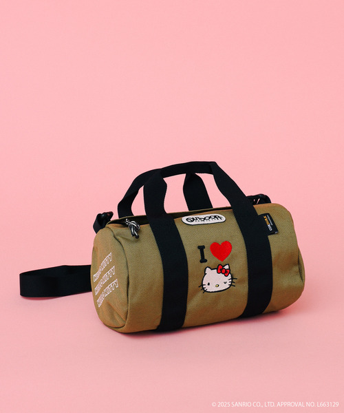 JOURNAL STANDARD(ジャーナルスタンダード)の「HELLO KITTY / ハローキティ 230 ROLLBOSTON SMALL(ボストンバッグ・メンズ・ブラック/ネイビー/ベージュ/ブルー系その他/レッド・FREE)」の2枚目の写真