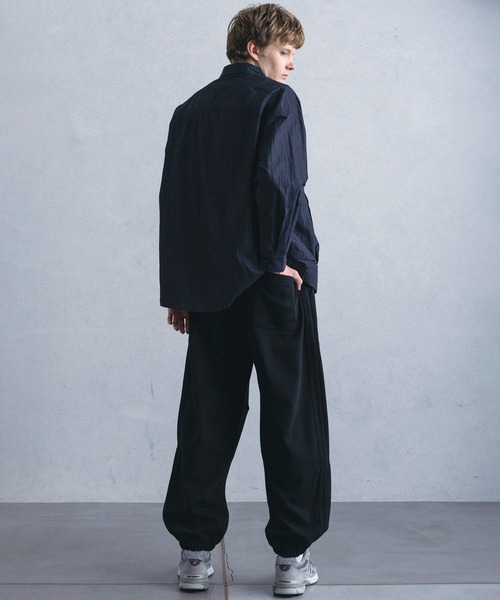 +phenix(プラスフェニックス)の「【WEB・直営店限定】+phenix(プラスフェニックス)COMFORT SWEAT PANTS コンフォート スウェット パンツ(スウェットパンツ・メンズ・ブラック・M/L)」の8枚目の写真