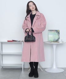 WEGO（ウィゴー）の「WEGO/オーバーサイズダブルロングコート（ピーコート）」