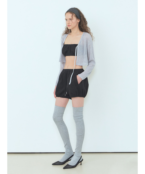 ETMON(エトモン)の「Linen Strap Knit Cardigan Light Grey(カーディガン/ボレロ・レディース・その他・FREE)」の2枚目の写真