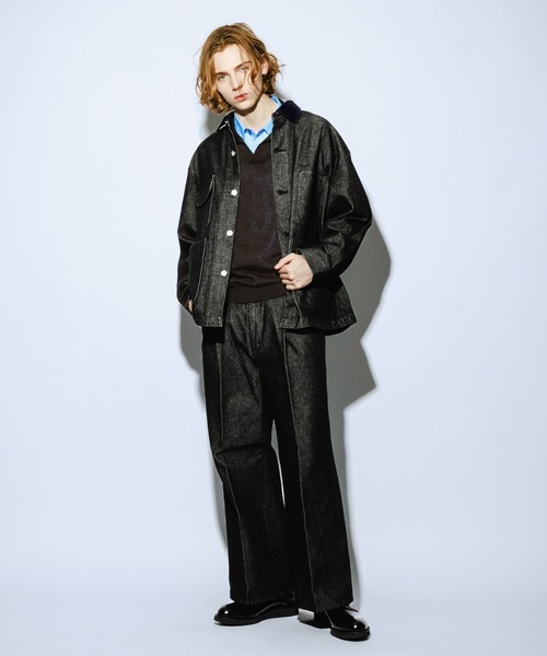 Wrangler（ラングラー）の「【Wrangler/ラングラー】別注ワイドペインターパンツ（スラックス・メンズ・ブラック/ブラック系その他・MEDIUM/LARGE）」の6枚目の写真