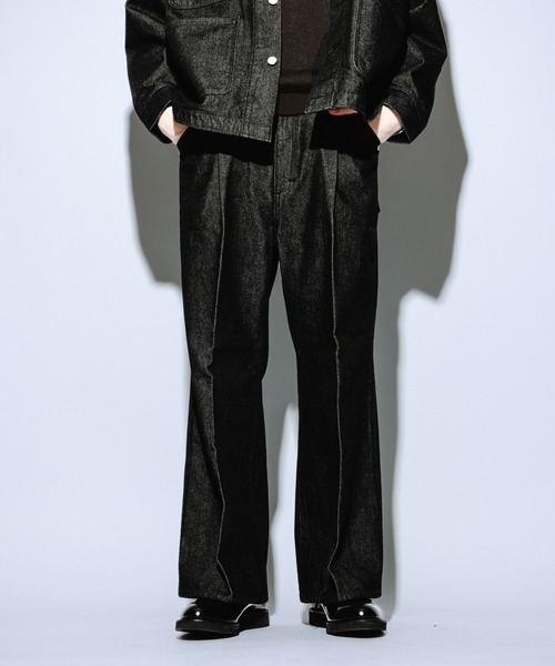 Wrangler（ラングラー）の「【Wrangler/ラングラー】別注ワイドペインターパンツ（スラックス・メンズ・ブラック/ブラック系その他・MEDIUM/LARGE）」の9枚目の写真