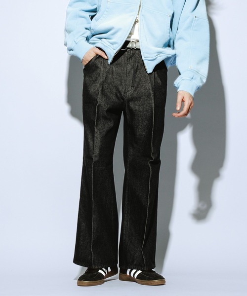 Wrangler（ラングラー）の「【Wrangler/ラングラー】別注ワイドペインターパンツ（スラックス・メンズ・ブラック/ブラック系その他・MEDIUM/LARGE）」の16枚目の写真