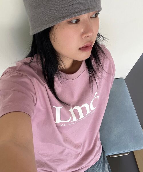 LMCの「セリフロゴTシャツ インディピンク(Tシャツ/カットソー・レディース・その他・S/M/L/XL)」の5枚目の写真