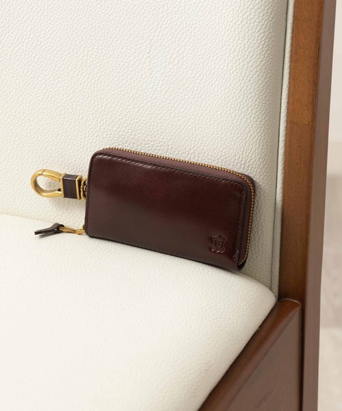 BELLIES YORK（ベリーズヨーク）の「【BELLIES YORK/ベリーズヨーク】牛革 ファスナータイプ キーケース キーリング リアルレザー 本革（キーケース/キーアクセサリー・メンズ・ブラウン/ダークブラウン/グリーン/ブラック・FREE）」の2枚目の写真