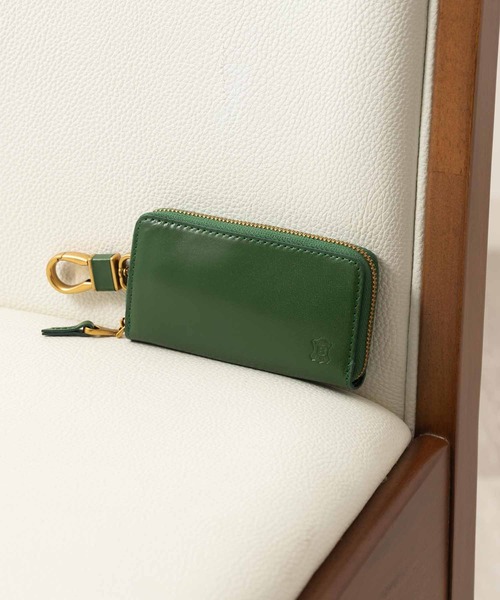 BELLIES YORK（ベリーズヨーク）の「【BELLIES YORK/ベリーズヨーク】牛革 ファスナータイプ キーケース キーリング リアルレザー 本革（キーケース/キーアクセサリー・メンズ・ブラウン/ダークブラウン/グリーン/ブラック・FREE）」の4枚目の写真