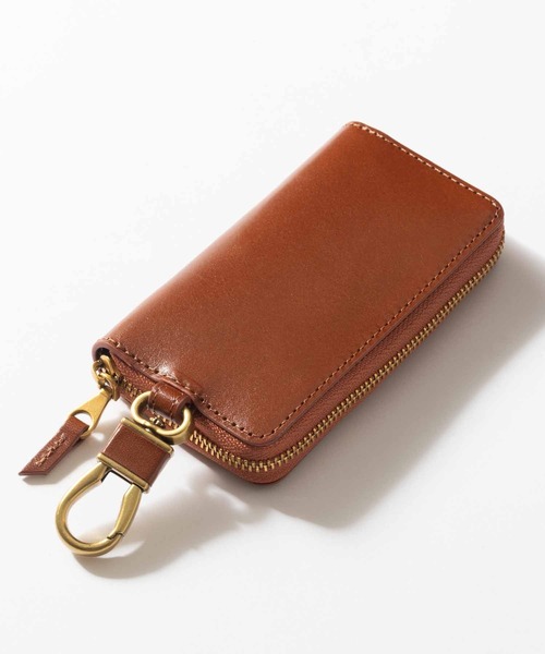 BELLIES YORK（ベリーズヨーク）の「【BELLIES YORK/ベリーズヨーク】牛革 ファスナータイプ キーケース キーリング リアルレザー 本革（キーケース/キーアクセサリー・メンズ・ブラウン/ダークブラウン/グリーン/ブラック・FREE）」の7枚目の写真