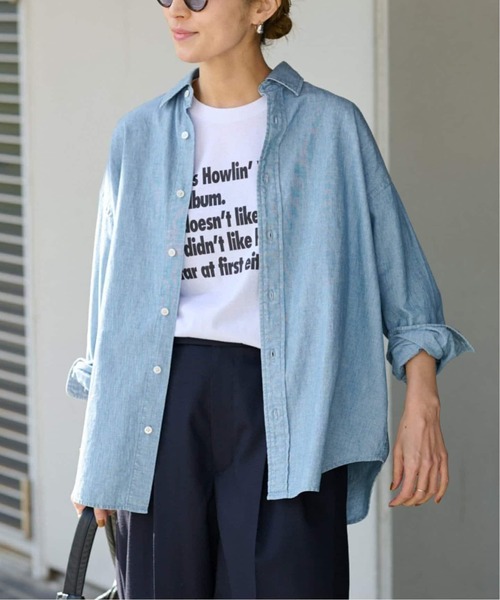 FRAMeWORK（フレームワーク）の「≪追加≫ダンガリーシャツ 5（シャツ/ブラウス・レディース・サックスブルー・FREE）」の21枚目の写真