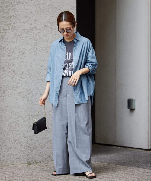 FRAMeWORK（フレームワーク）の「≪追加≫ダンガリーシャツ 5（シャツ/ブラウス・レディース・サックスブルー・FREE）」の8枚目の写真