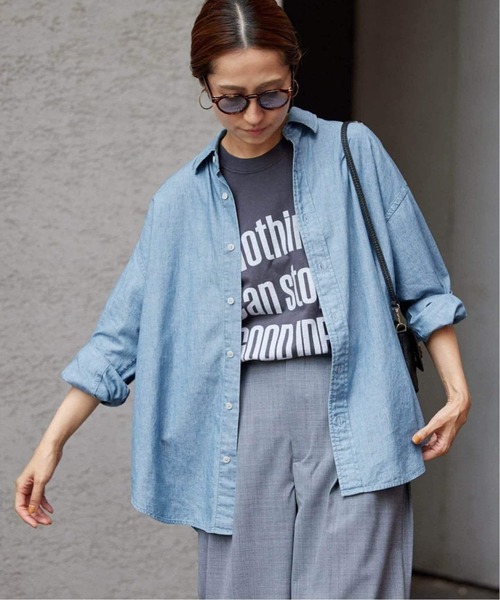 FRAMeWORK（フレームワーク）の「≪追加≫ダンガリーシャツ 5（シャツ/ブラウス・レディース・サックスブルー・FREE）」の9枚目の写真