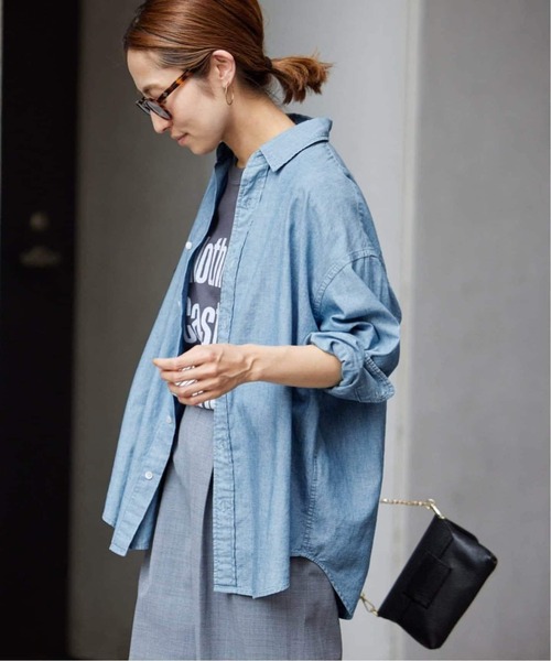 FRAMeWORK（フレームワーク）の「≪追加≫ダンガリーシャツ 5（シャツ/ブラウス・レディース・サックスブルー・FREE）」の10枚目の写真