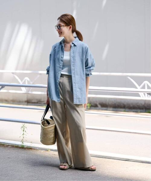 FRAMeWORK（フレームワーク）の「≪追加≫ダンガリーシャツ 5（シャツ/ブラウス・レディース・サックスブルー・FREE）」の11枚目の写真