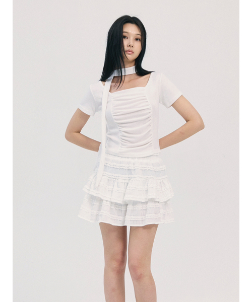 BABLETWO(ビーエイブルトゥー)の「sweety rah rah skirt-white(スカート・レディース・その他・ONE SIZE)」の4枚目の写真
