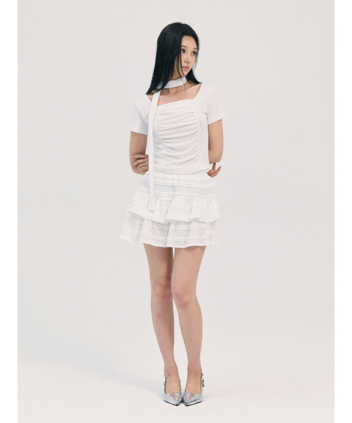 BABLETWO(ビーエイブルトゥー)の「sweety rah rah skirt-white(スカート・レディース・その他・ONE SIZE)」の5枚目の写真