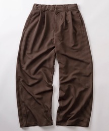 SlashDate | 【72】【PLES】TRストレッチ 2タック ワイドストレート スラックス 無地/ストライプ セットアップ可能(その他パンツ)