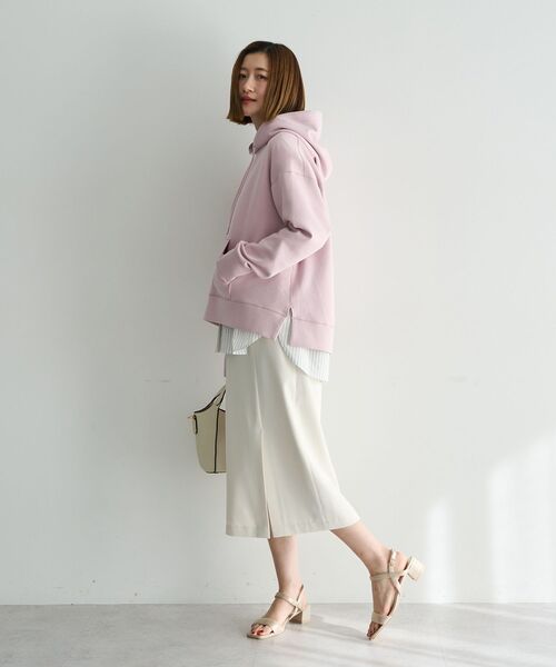 YECCA VECCA(イェッカヴェッカ)の「イージーケアオーバーシャツ(シャツ/ブラウス・レディース・ピンク/ブルー系その他6/ストライプ/ネイビー・FREE)」の16枚目の写真
