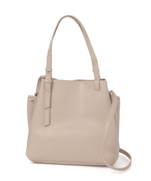 GLOBAL WORK（グローバルワーク）の「スぺ軽5ROOM2WAYバッグ/606773（ハンドバッグ・レディース・オフホワイト/グレー/ライトグリーン/ベージュ/ネイビー/ブラック・FREE）」の4枚目の写真