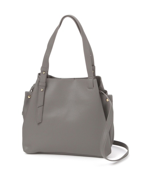 GLOBAL WORK（グローバルワーク）の「スぺ軽5ROOM2WAYバッグ/606773（ハンドバッグ・レディース・オフホワイト/グレー/ライトグリーン/ベージュ/ネイビー/ブラック・FREE）」の3枚目の写真