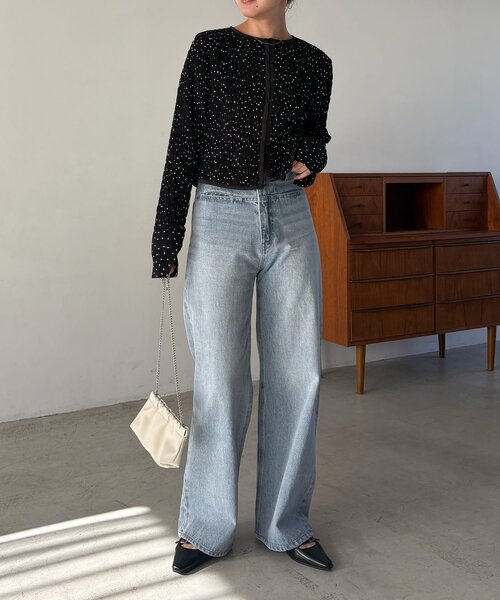 CAPRICIEUX LE'MAGE(カプリシューレマージュ)の「ドットシャーリングブラウス(シャツ/ブラウス・レディース・オフホワイト/ブラック・FREE)」の19枚目の写真