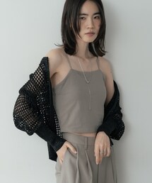 GALLEST | カップ付きクロップドキャミ(タンクトップ)