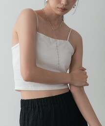 GALLEST | カップ付きクロップドキャミ(タンクトップ)