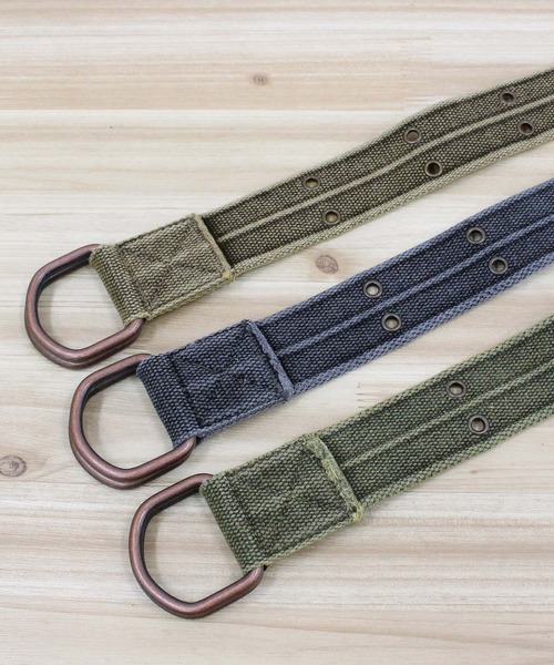 AVIREX（アヴィレックス）の「PIGMENT RING BELT（ベルト・メンズ・カーキ/オリーブ/ブラック・L/M）」の5枚目の写真