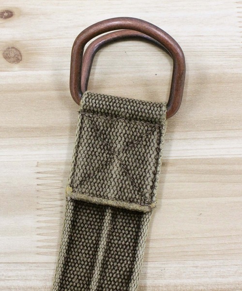 AVIREX（アヴィレックス）の「PIGMENT RING BELT（ベルト・メンズ・カーキ/オリーブ/ブラック・L/M）」の7枚目の写真