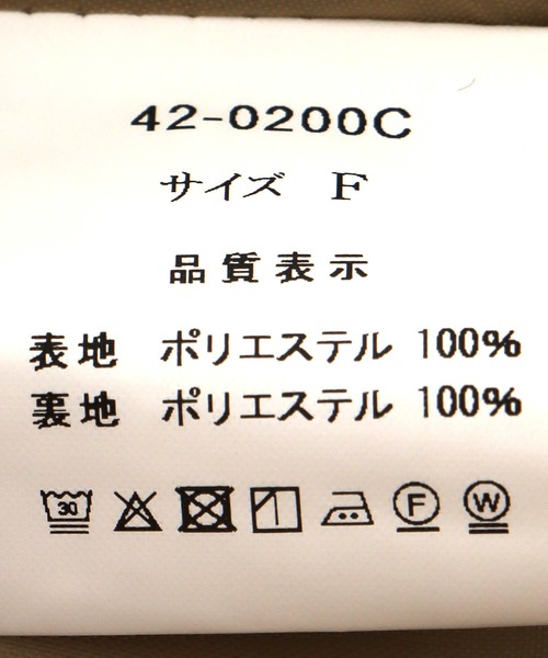 Three Four Time（ｽﾘｰﾌｫｰﾀｲﾑ）の「バルーン前後差ベスト（ベスト・レディース・ベージュ・FREE）」の10枚目の写真