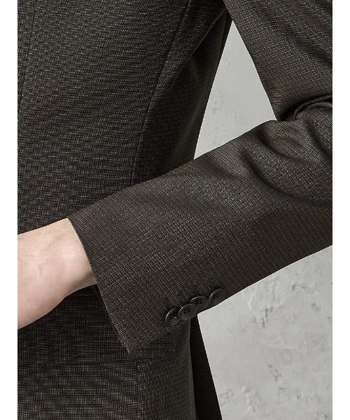 Perfect Suit FActory(パーフェクトスーツファクトリー)の「【上下洗える】ベーシックスーツ【クラシコ】織柄 ブラウン(スーツセット・メンズ・ダークブラウン・A8/AB4/AB5/AB6/AB7/AB8/Y4/Y5/Y6/Y7/A4/A5/A6/A7)」の8枚目の写真