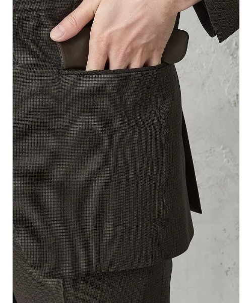 Perfect Suit FActory(パーフェクトスーツファクトリー)の「【上下洗える】ベーシックスーツ【クラシコ】織柄 ブラウン(スーツセット・メンズ・ダークブラウン・A8/AB4/AB5/AB6/AB7/AB8/Y4/Y5/Y6/Y7/A4/A5/A6/A7)」の9枚目の写真