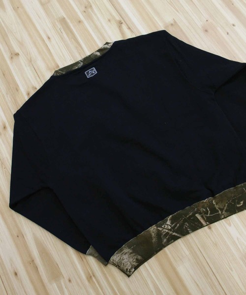 AVIREX(アヴィレックス)の「CREW NECK SWEAT 'REAL TREE CAMO'(スウェット・メンズ・ブラック/カモフラージュ・XL/M/L)」の6枚目の写真