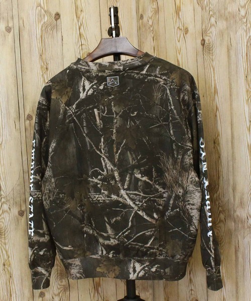 AVIREX(アヴィレックス)の「CREW NECK SWEAT 'REAL TREE CAMO'(スウェット・メンズ・ブラック/カモフラージュ・XL/M/L)」の8枚目の写真