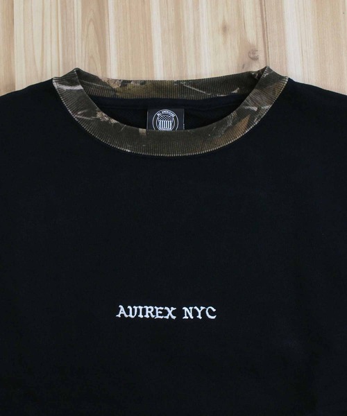 AVIREX(アヴィレックス)の「CREW NECK SWEAT 'REAL TREE CAMO'(スウェット・メンズ・ブラック/カモフラージュ・XL/M/L)」の11枚目の写真