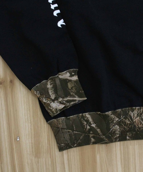 AVIREX(アヴィレックス)の「CREW NECK SWEAT 'REAL TREE CAMO'(スウェット・メンズ・ブラック/カモフラージュ・XL/M/L)」の14枚目の写真