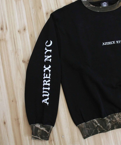 AVIREX(アヴィレックス)の「CREW NECK SWEAT 'REAL TREE CAMO'(スウェット・メンズ・ブラック/カモフラージュ・XL/M/L)」の15枚目の写真