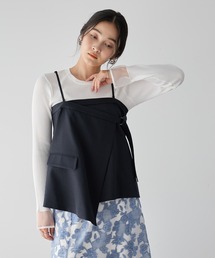 YECCA VECCA（イェッカヴェッカ）の「2wayキャミソールビスチェ（ベスト）」