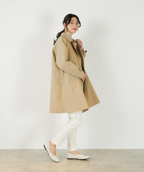 MELROSE claire(メルローズ クレール)の「【TCギャバテントトレンチコート】(トレンチコート・レディース・ベージュ/ライトカーキ・FREE)」の9枚目の写真