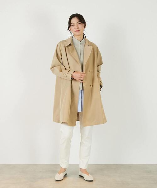 MELROSE claire(メルローズ クレール)の「【TCギャバテントトレンチコート】(トレンチコート・レディース・ベージュ/ライトカーキ・FREE)」の10枚目の写真