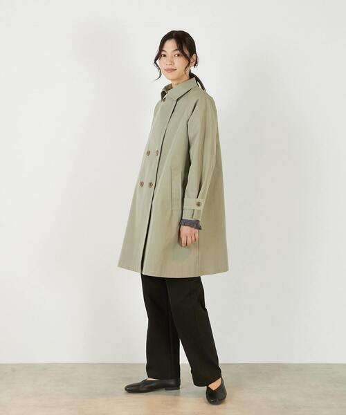 MELROSE claire(メルローズ クレール)の「【TCギャバテントトレンチコート】(トレンチコート・レディース・ベージュ/ライトカーキ・FREE)」の11枚目の写真
