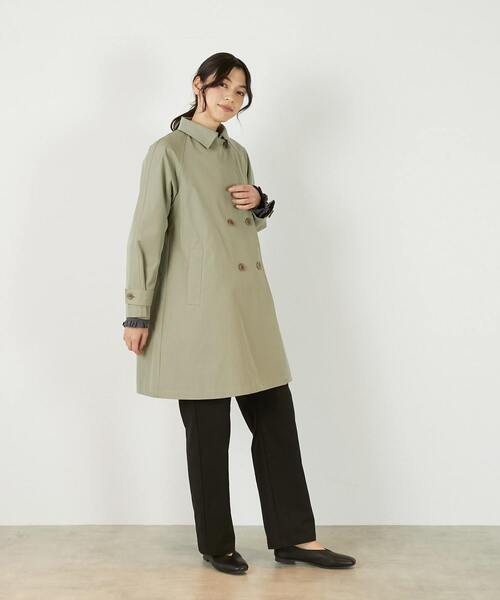 MELROSE claire(メルローズ クレール)の「【TCギャバテントトレンチコート】(トレンチコート・レディース・ベージュ/ライトカーキ・FREE)」の12枚目の写真