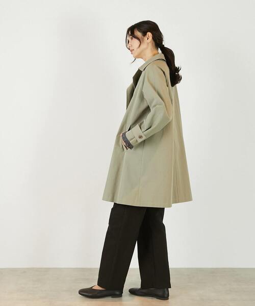 MELROSE claire(メルローズ クレール)の「【TCギャバテントトレンチコート】(トレンチコート・レディース・ベージュ/ライトカーキ・FREE)」の14枚目の写真