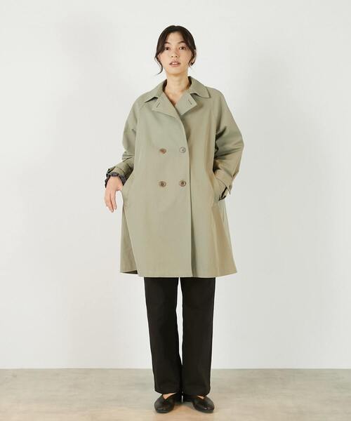 MELROSE claire(メルローズ クレール)の「【TCギャバテントトレンチコート】(トレンチコート・レディース・ベージュ/ライトカーキ・FREE)」の18枚目の写真