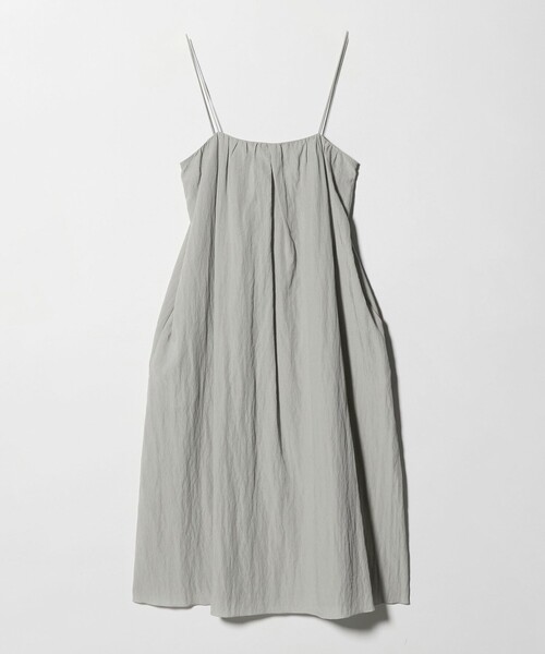 BEAUTY&YOUTH UNITED ARROWS（ビューティーアンドユースユナイテッドアローズ）の「ギャザー ロングキャミソール ワンピース ウォッシャブル（ワンピース・レディース・ライトグレー/ライトブルー/ブラック・M/S）」の2枚目の写真